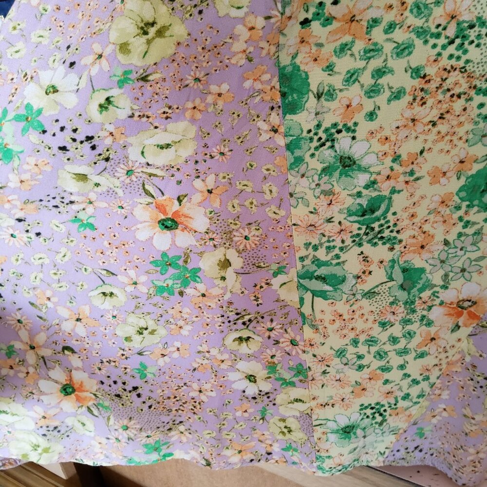 LOFT Maxi Dress Epitome of Spring Colorful Garden Size M Viscose - Picture 4 of 8